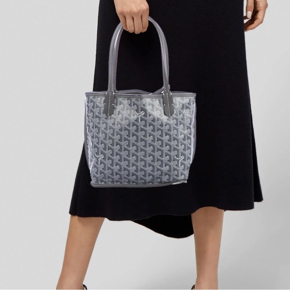 Goyard Handbags - Goyard Grey Mini ANJOU Tote Bag